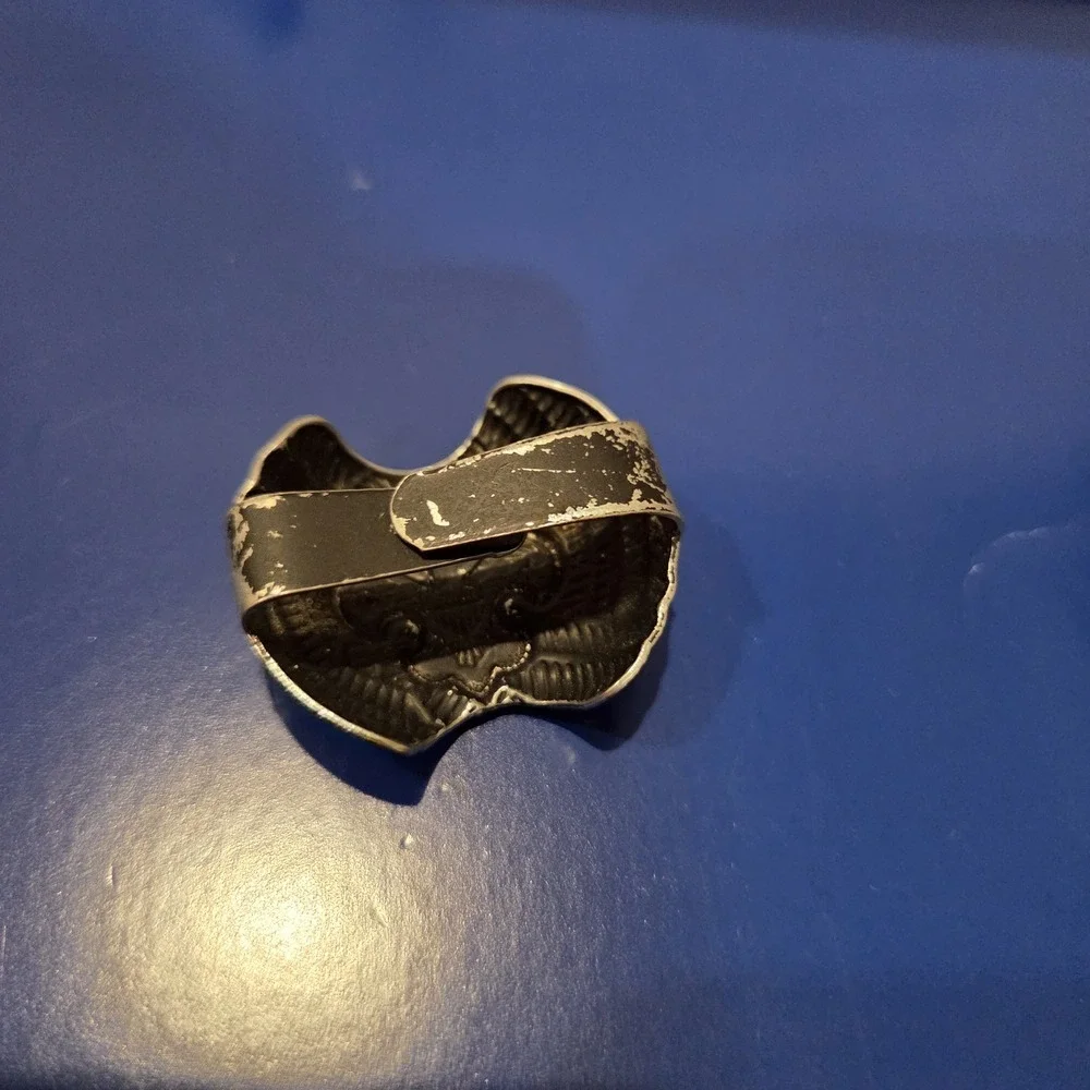 Vintage Boy Scouts of America BSA Neckerchief Slide Woggle Pewter